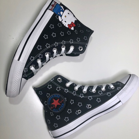 Converse x Hello Kitty Ctas Hi Top Black Director - Picture 5 of 8